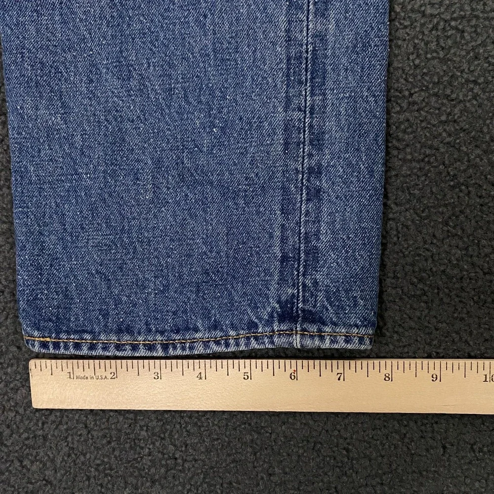 Levis 501 Original Selvedge Jeans 32x30 Blue Big E Premium Denim